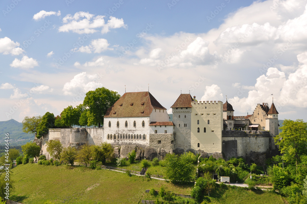 Medieval castle in Lenzburg, Switzerland