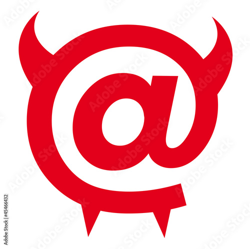 internet, arobase, informatique, mail, langage, diable