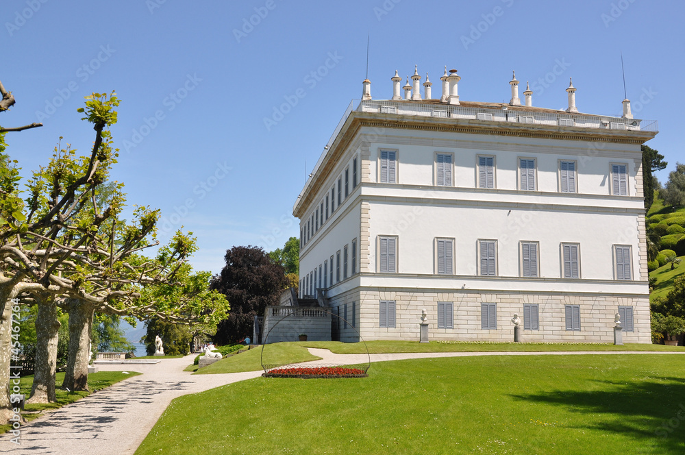 Villa Melzi in Bellagio town at the famous Italian lake Como Villa Melzi in Bellagio town at the famous Italian lake Como