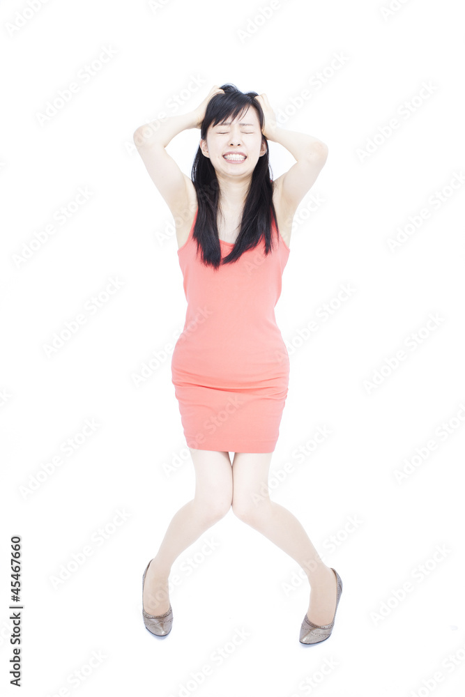 困る女性 困る女性