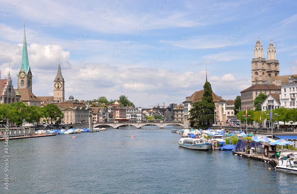 Obraz premium Zurich downtown