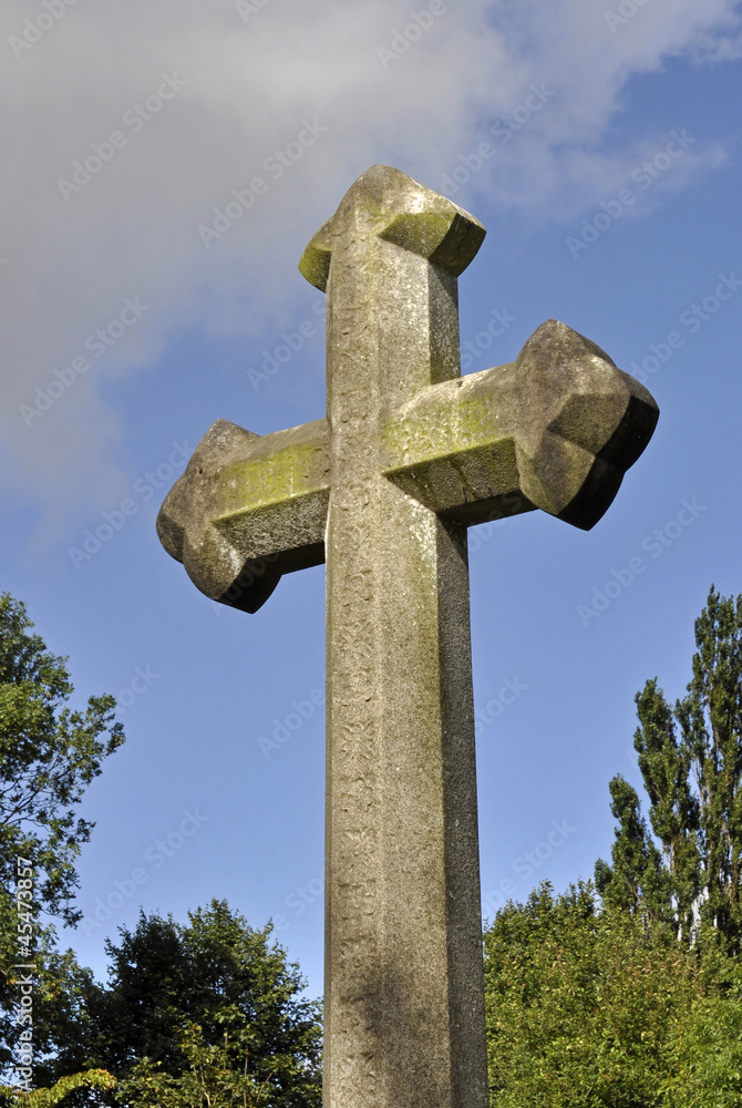 Cross On Grave Memorial
