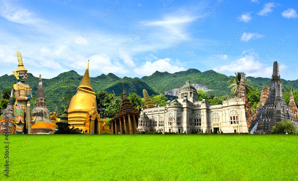 Obraz premium Thailand travel background concept