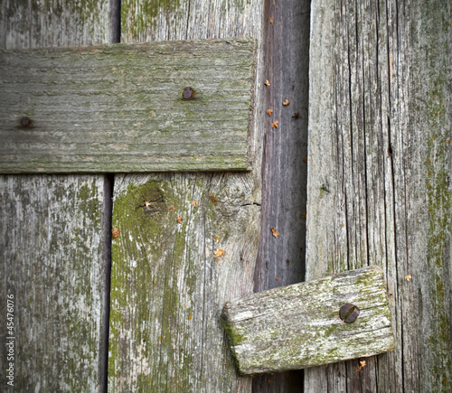 Vintage wooden gate primitive catch