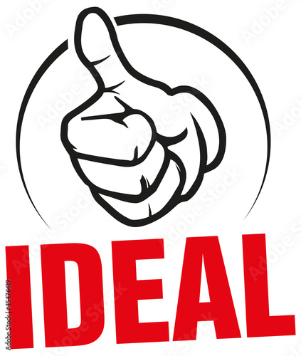 ideal daumen hoch ok