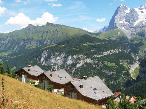 Holiday cottages in Muerren, famous Swiss skiing resort