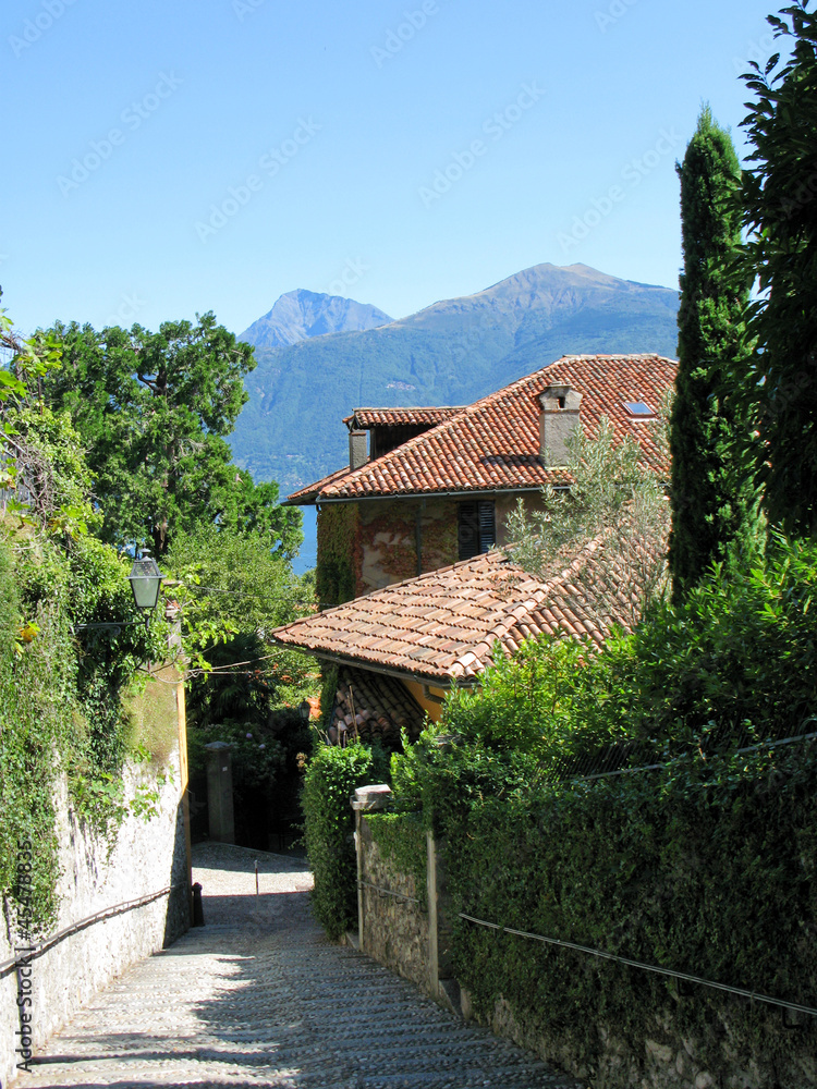 Menaggio town at the famous Italian lake Como Menaggio town at the famous Italian lake Como