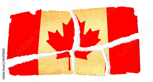 Grungy Flag - Canada