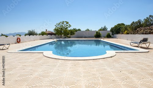 Swimming Pool at a Detached Villa, Bedar, Almeria, Spain photo