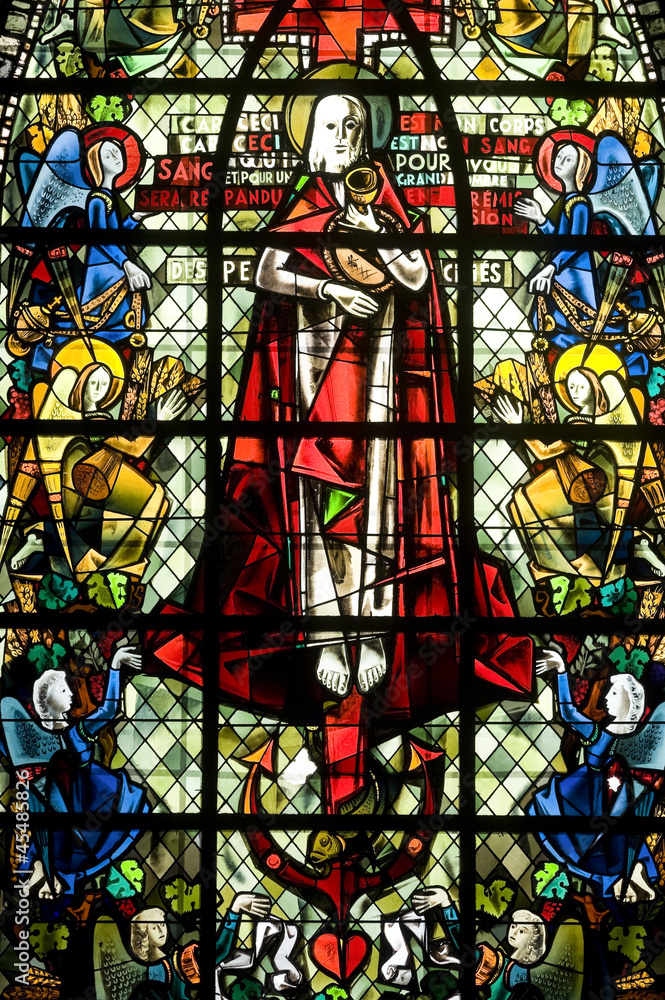 Rennes, stained glass