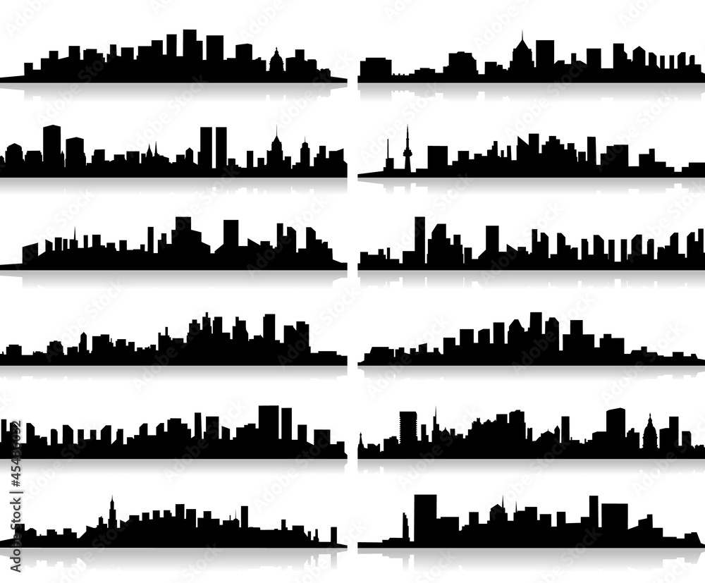 Naklejka premium City landscape6