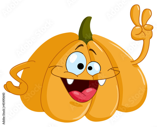 Cartoon pumpkin