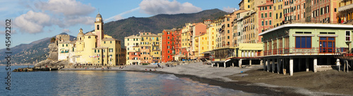 Basilica di Santa Maria Assunata in Camogli. Italian Riviera