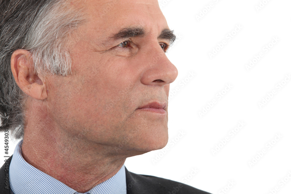 Obraz premium senior businessman posing