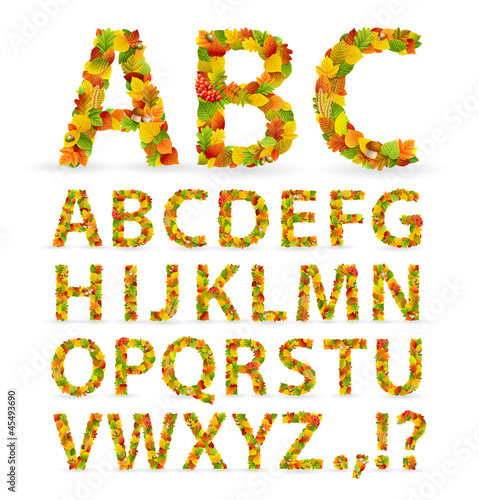 Autumn Leaves font