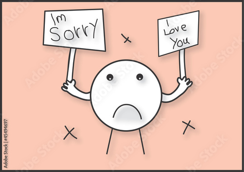 Im Sorry I Love You Card