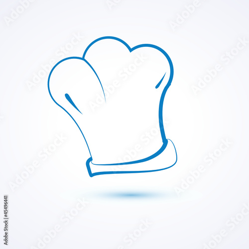 logo dessin, restaurant cuisinier toque