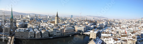 Winter view of Zurich © HappyAlex