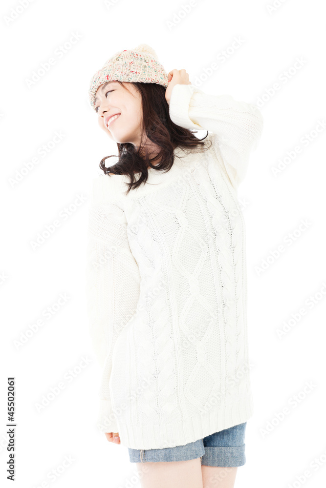 Beautiful winter woman Beautiful winter woman
