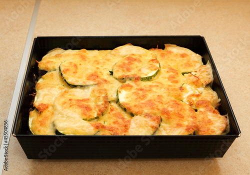 courgette potatoes or potato au gratin