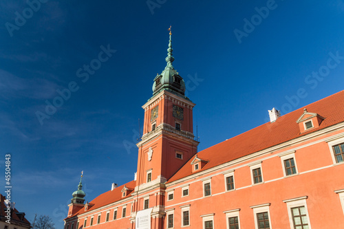 Warsaw, Poland. Old Town - famous Royal Castle. UNESCO World Her
