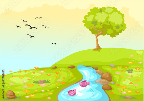 landscape meadow
