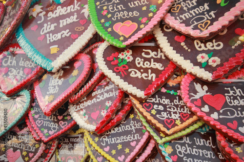 Obraz na płótnie Oktoberfest 2012 - Gingerbread hearts