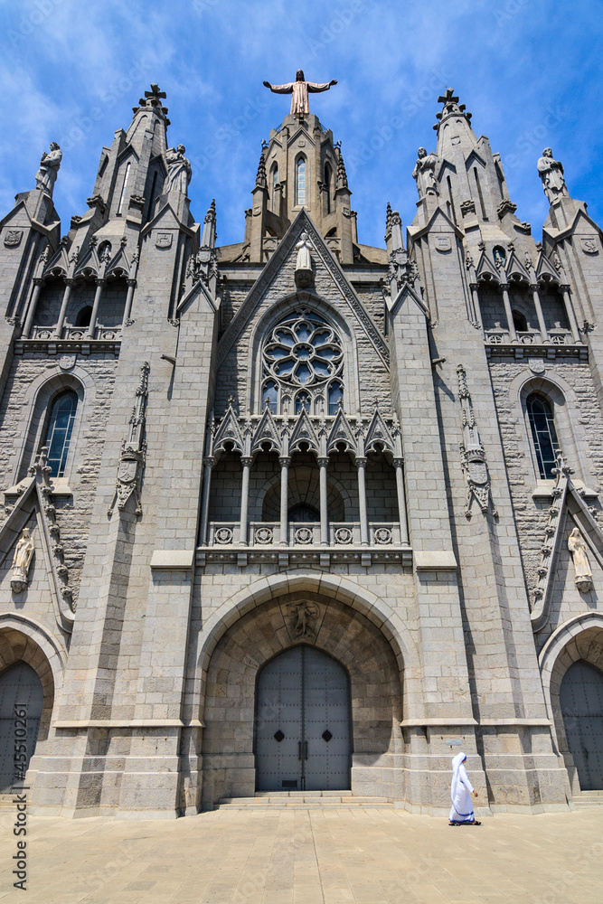 Sacred Heart Church Temple de Sagrat Cor in Barcelona