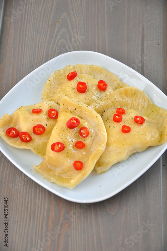 Piroggen mit Chili