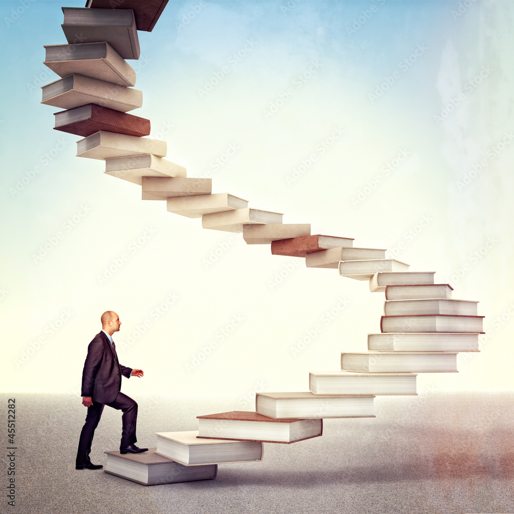 book stair and man book stair and man