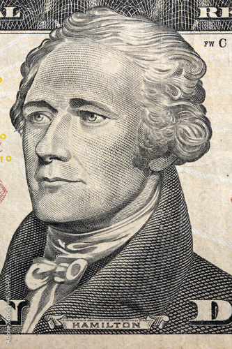 hamilton on the ten dollar bill