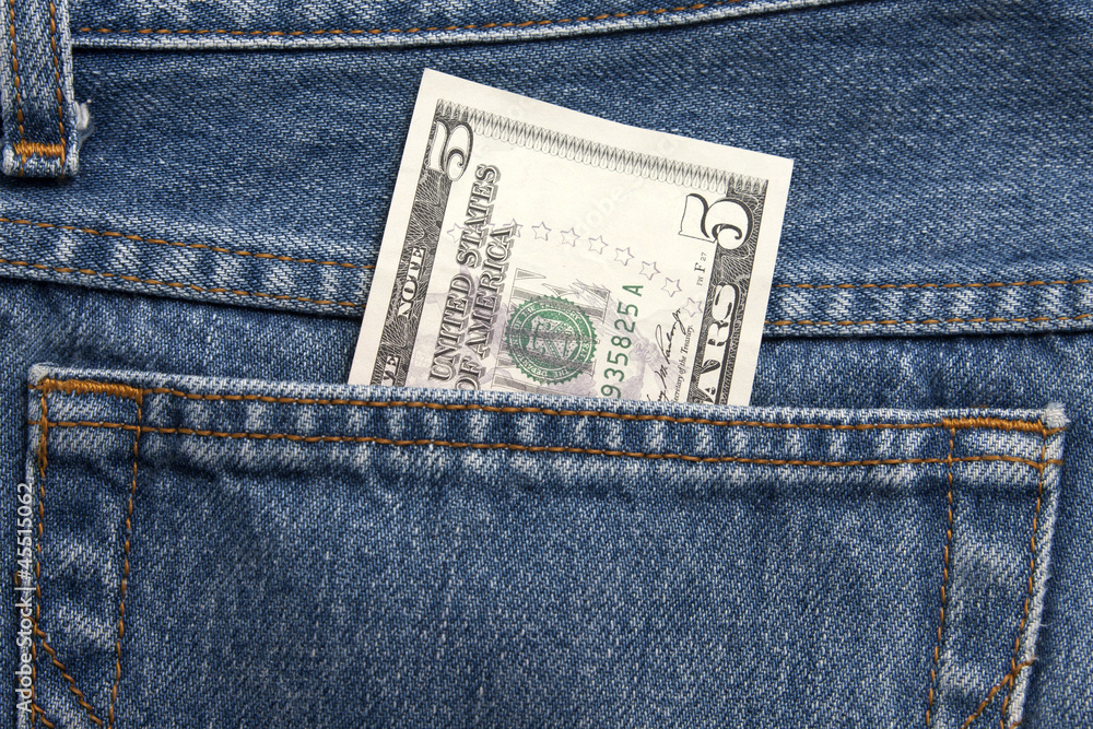 five dollar in the pocket five dollar in the pocket