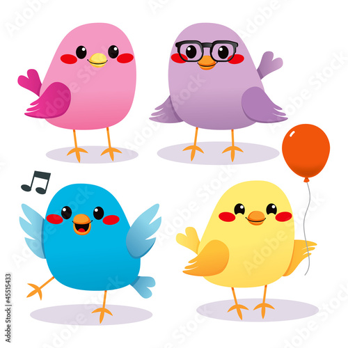 Colorful Bird Party