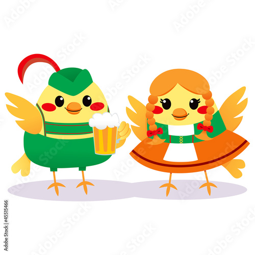Traditional Tyrolean Birds