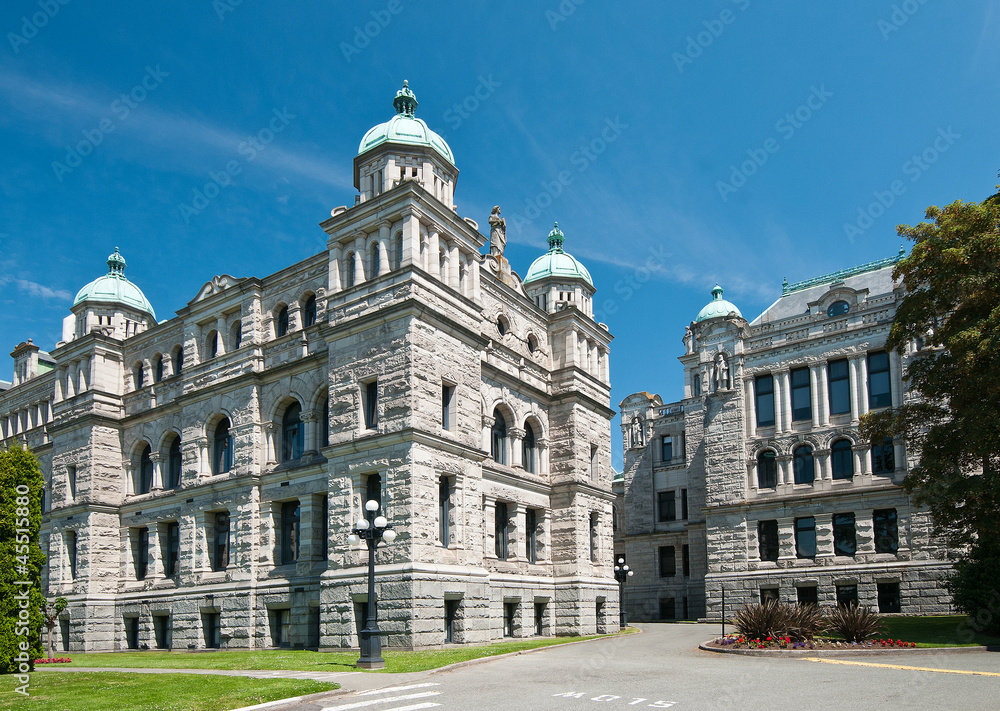 Rückseite Parlamentsgebäude Victoria Rückseite Parlamentsgebäude Victoria