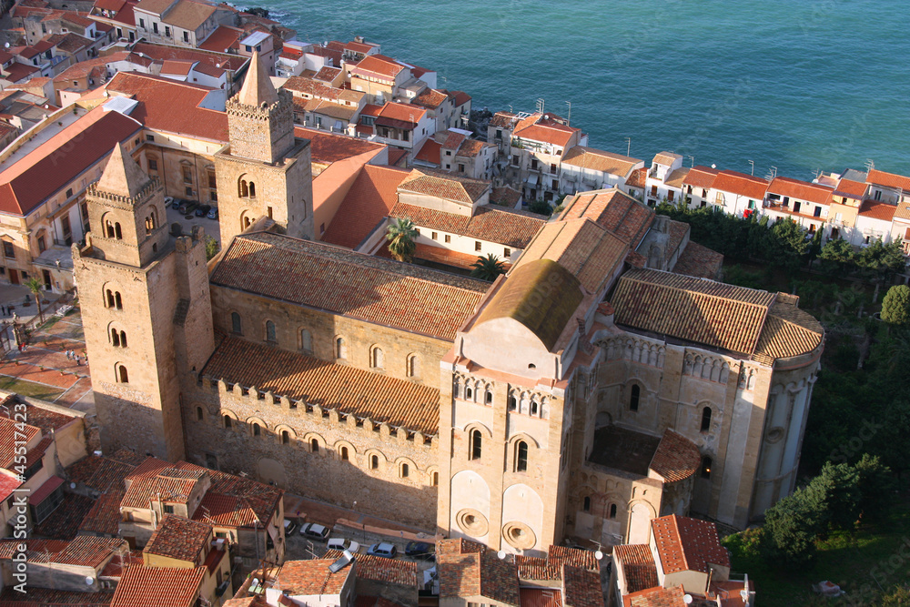 Cefalu cathedral, Sicily, Italy