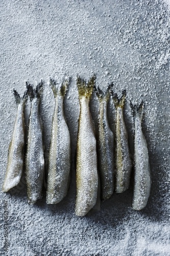 Fresh Smelt Sprinkled with Sea Salt