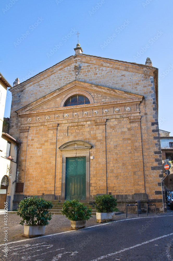 Church of St. Angelo. Orvieto. Umbria. Italy.