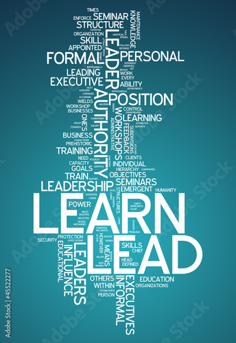 Word Cloud "Learn / Lead"