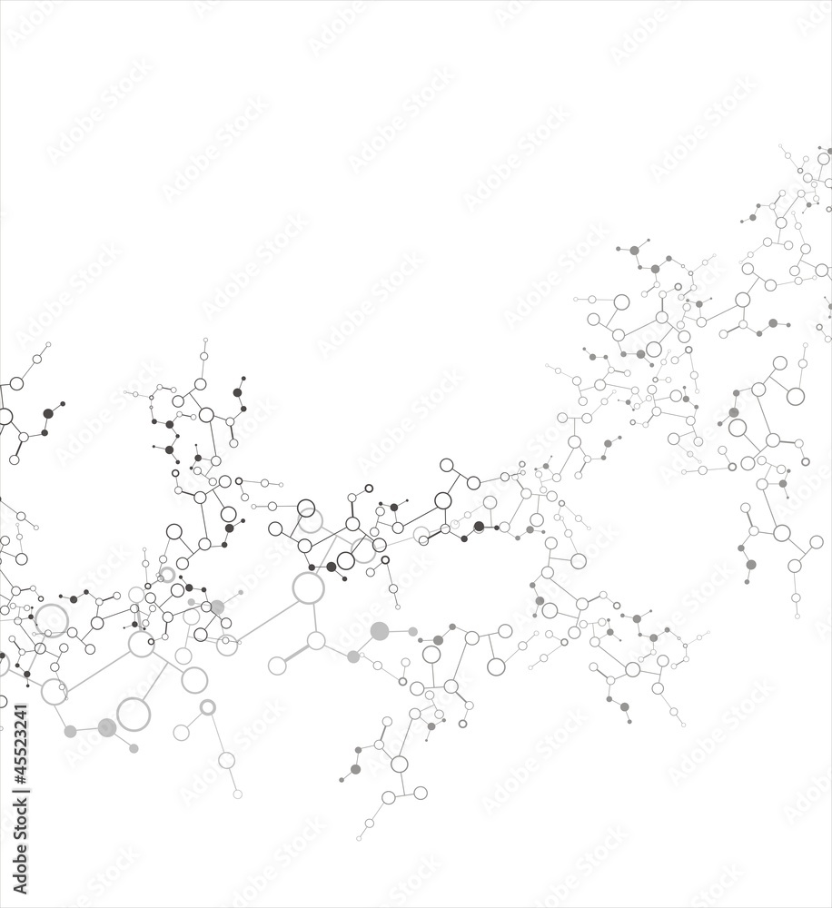 Molecule background Molecule background