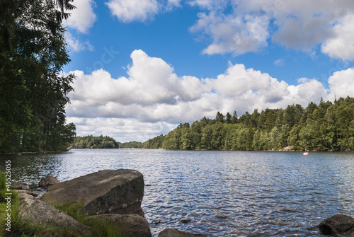 Lake and blue sky
