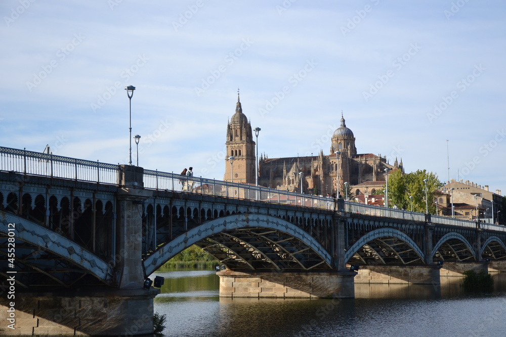 Catedral y Puente de Hierro de Salamanca