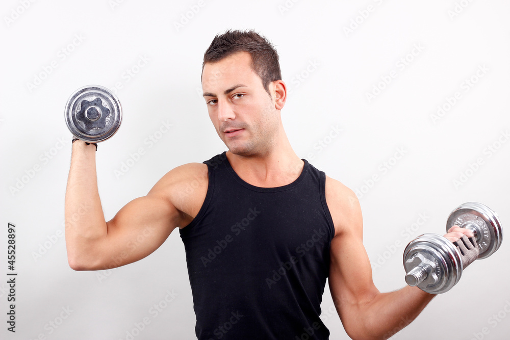 Mann beim training Mann beim training