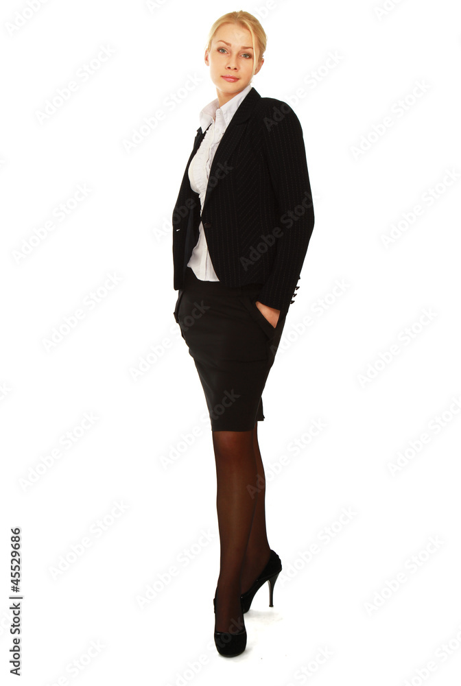 A full length portrait of a beautiful businesswoman A full length portrait of a beautiful businesswoman
