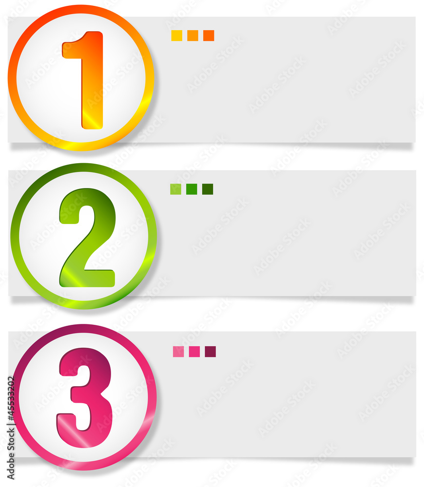 Option labels with numbers Option labels with numbers