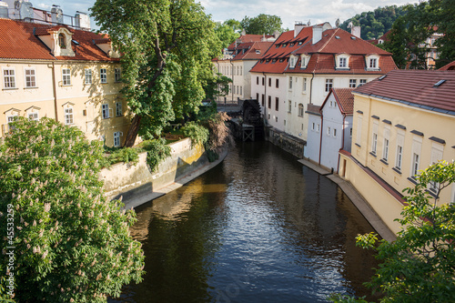 Street along the Vltava