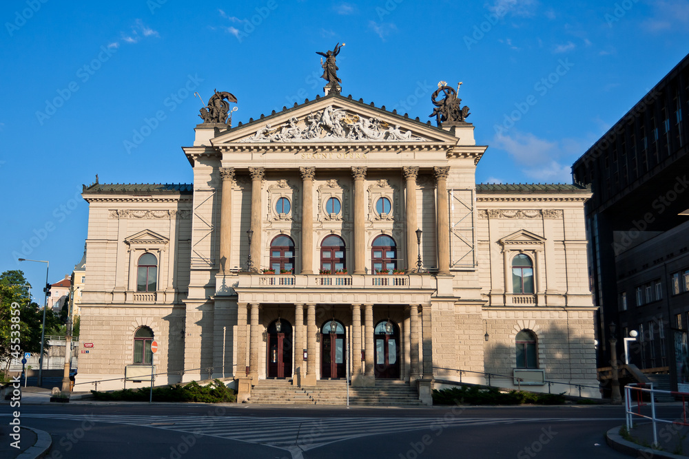 Historical building of the State opera in Prague