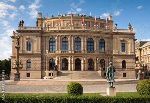 Canvas Print Rudolfinum (Dvorak) Concert Hall in Prague, Czech Republic