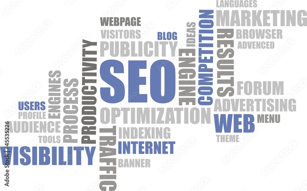 Obraz premium fond seo