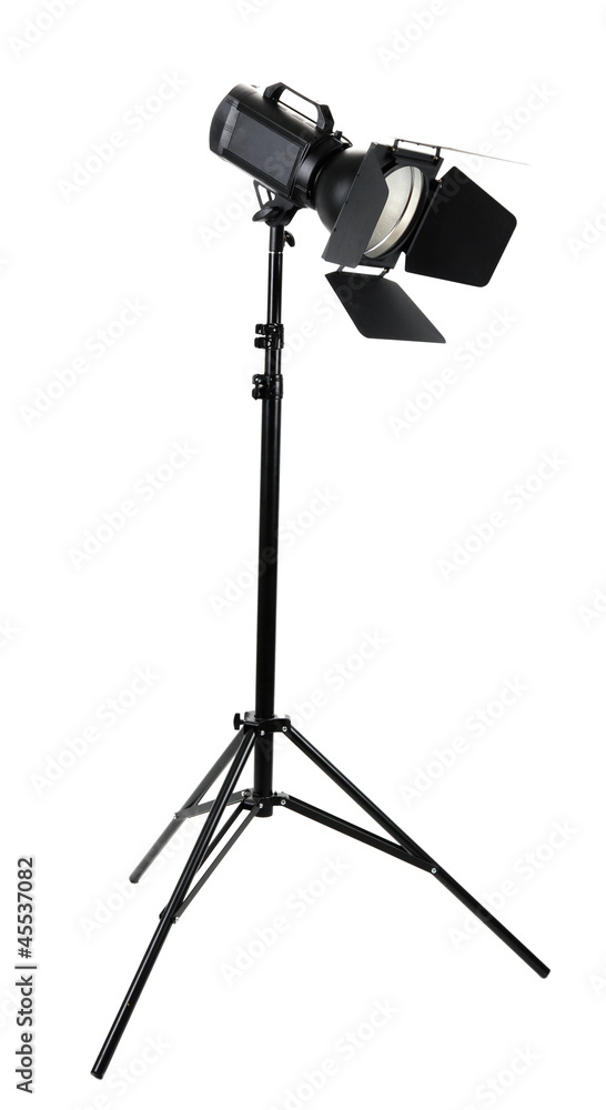 Studio lighting isolated on white